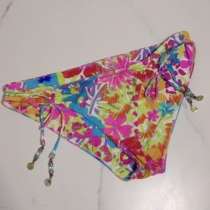 Floral Beach Bunny Bikini Bottom